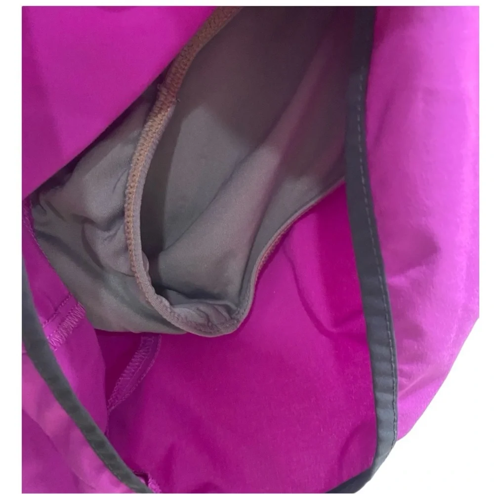 Asics Pink/Gray Running Shorts, Attached‎ Liner, size Medium